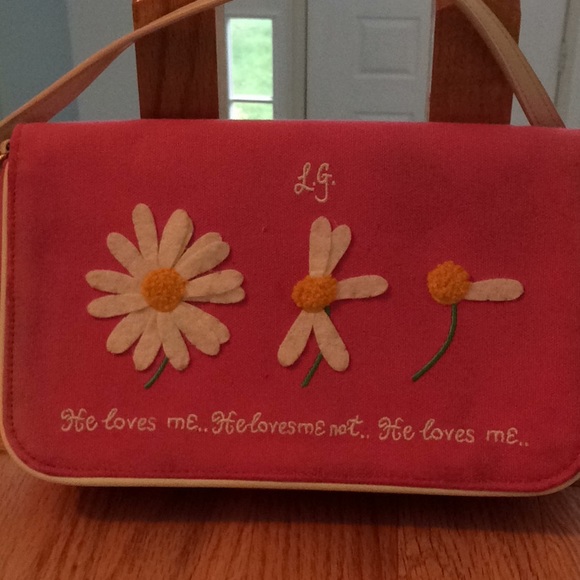 Lulu Guinness of London HE LOVES ME/NOT Pochette!! - Picture 5 of 14